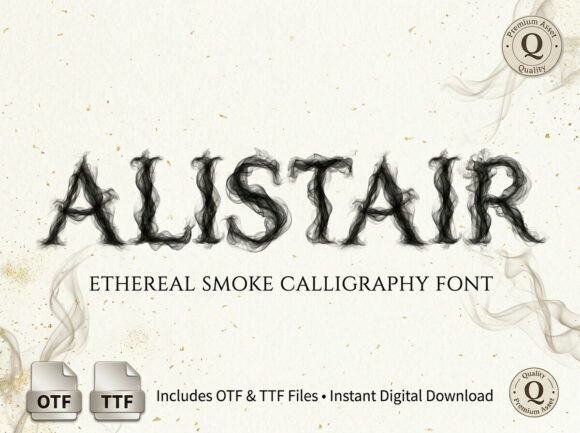 Alistair: The Smoke Font That Adds Mystery to Your Design