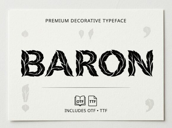 Command Attention: Why Baron Is More Than Just a Font