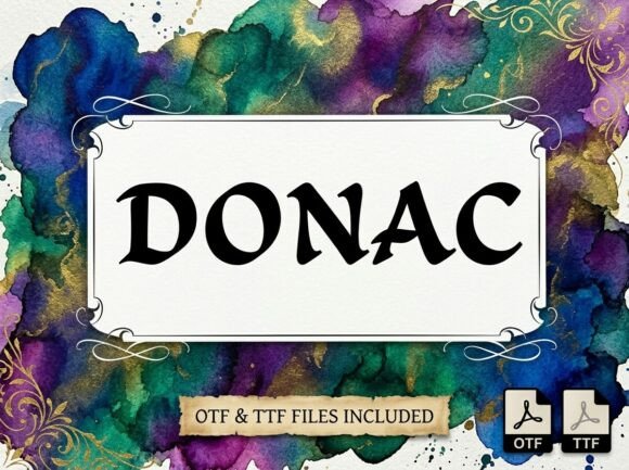 Donac: The Calligraphy Font That Carries Centuries of Style