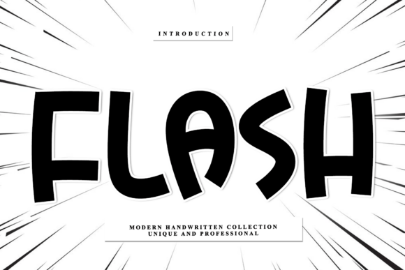 Flash: A Script Font with Rhythmic Flow
