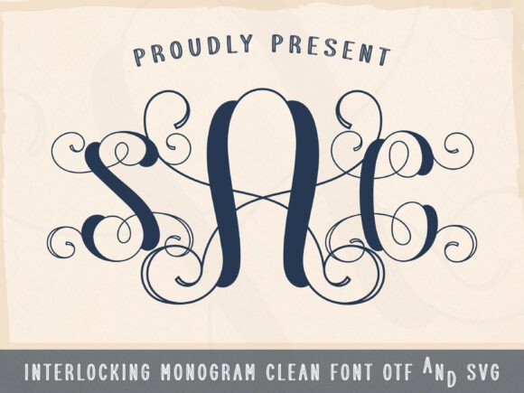 Interlocking Vine: A Font That Weaves Elegance into Your Brand