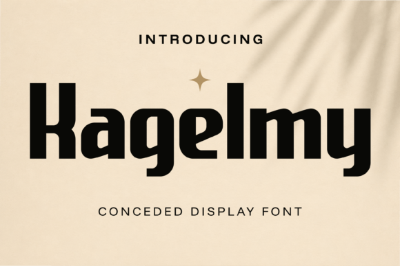 Kagelmy: The Modern Display Font for Bold Visuals