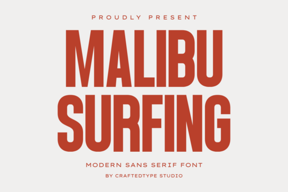 Malibu Surfing: The Modern Font for Coastal Brands