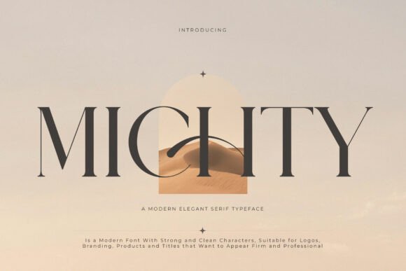 Michty: The Modern Serif Font for Elegant Branding