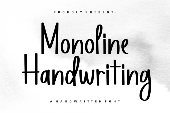 Monoline Handwriting: The Effortlessly Stylish Font for Modern Projects