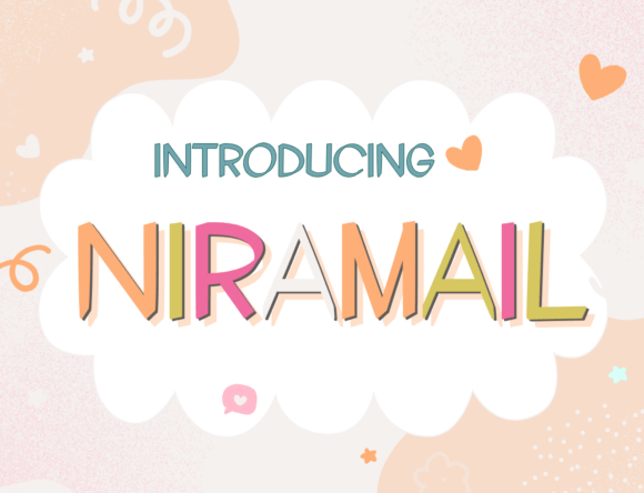 Niramail: The Creative Font for Distinctive Design Projects