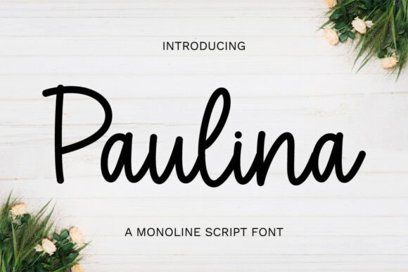 Paulina: A Script Font with Flowing Curves and Timeless Grace