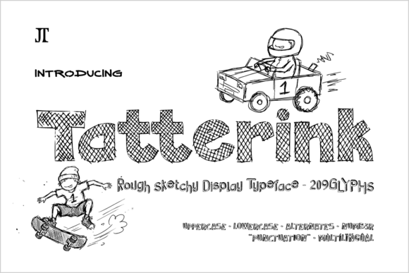 Tatterink: The Font That Brings Your Sketchbook to Life