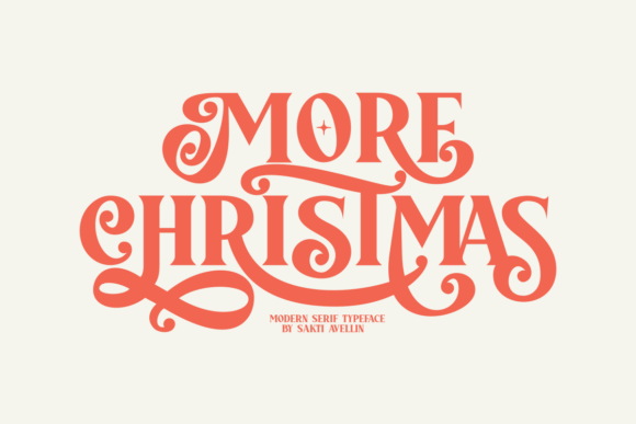 The More Christmas Typeface: A Designer's Guide to Festive Cheer