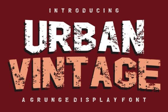 Urban Vintage: The Gritty Typeface for Bold Brand Stories