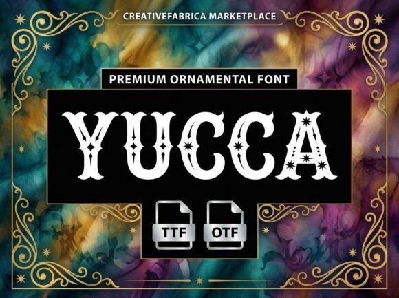 Yucca: A Bold Typeface That Captures Western Frontier Glamour